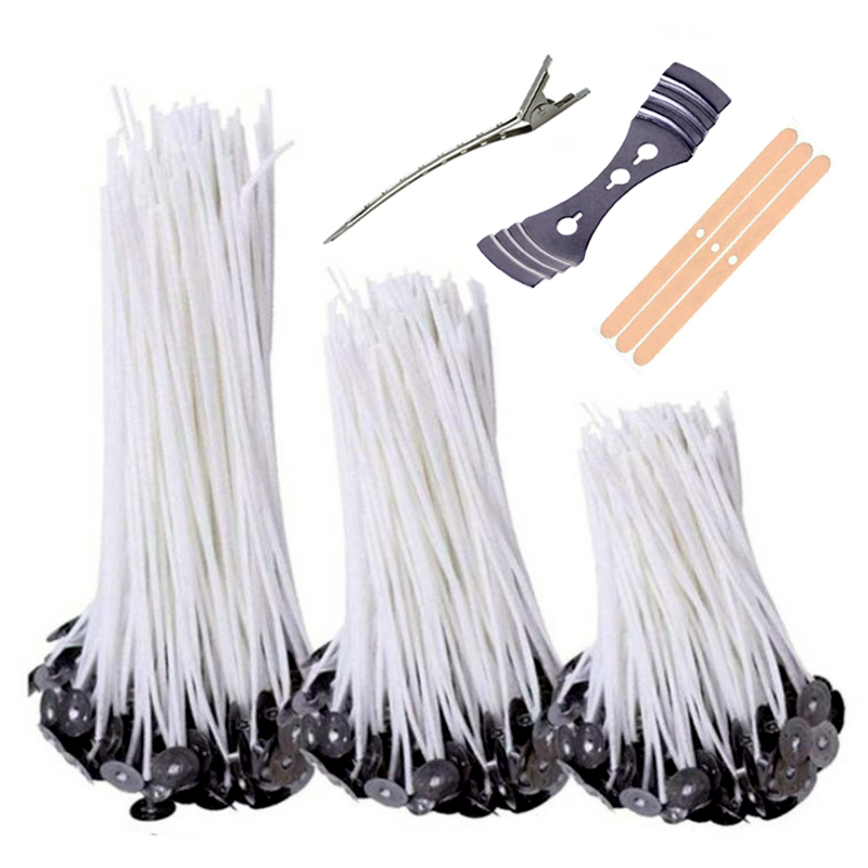 Candle Making Kit Wholesale - 103pcs ผ้าฝ้ายเทียนชุดขาตั้ง Original Smokeless เทียนน้ํามันถั่วเหลือง WAX