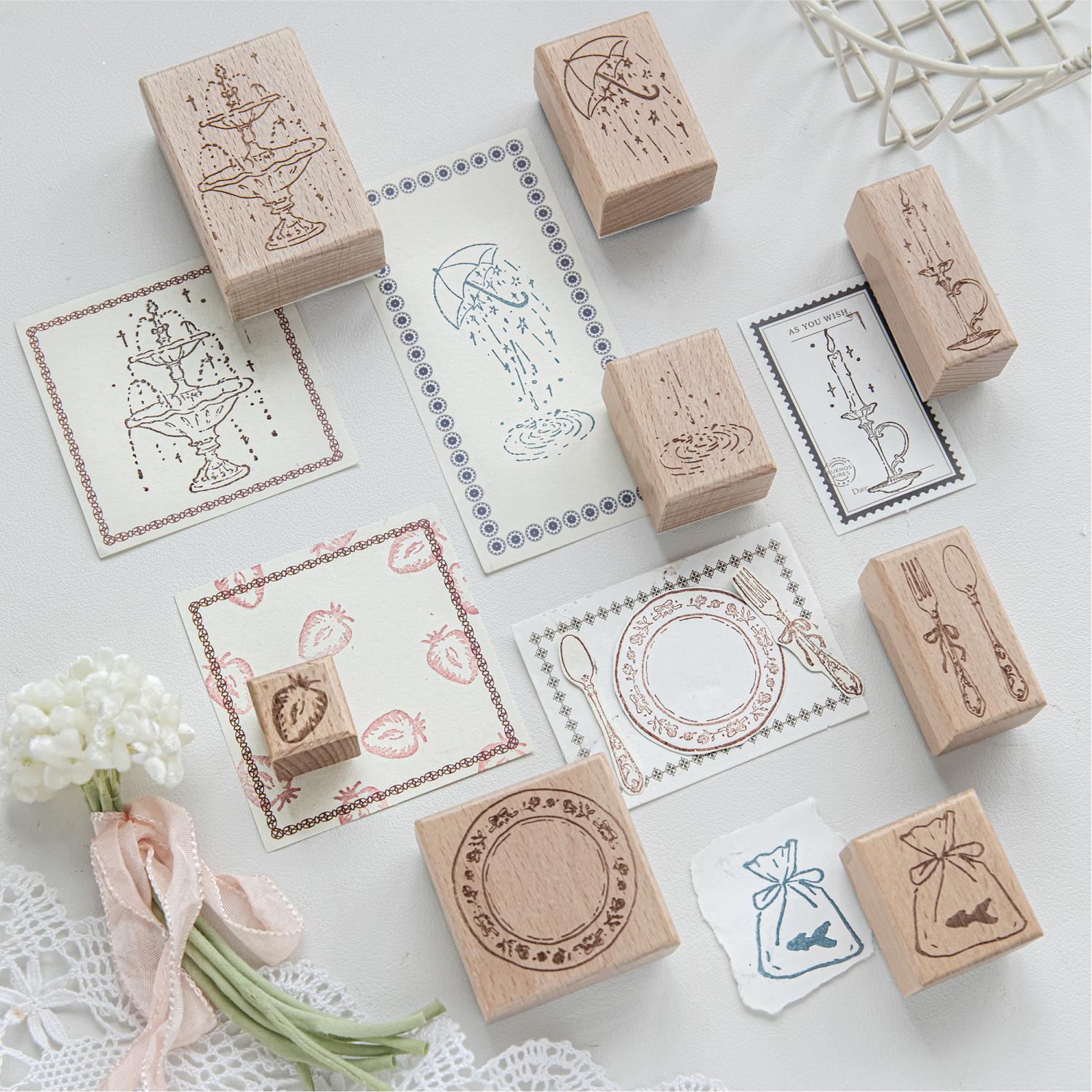 Candle Making Los Angeles - ชุดอุปกรณ์ตกแต่งโต๊ะอาหาร ชุดเทียนตกแต่งโต๊ะอาหาร ตราประทับไม้ DIY อุปกรณ์งานฝีมือ วัสดุสำหรับงาน
