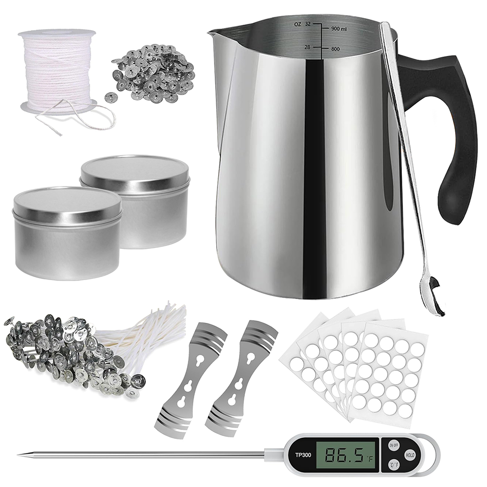 เทียนทําชุดเริ่มต้นอุปกรณ์รวมท - Candle Making Kit Wholesale บทวิจารณ์และราคา