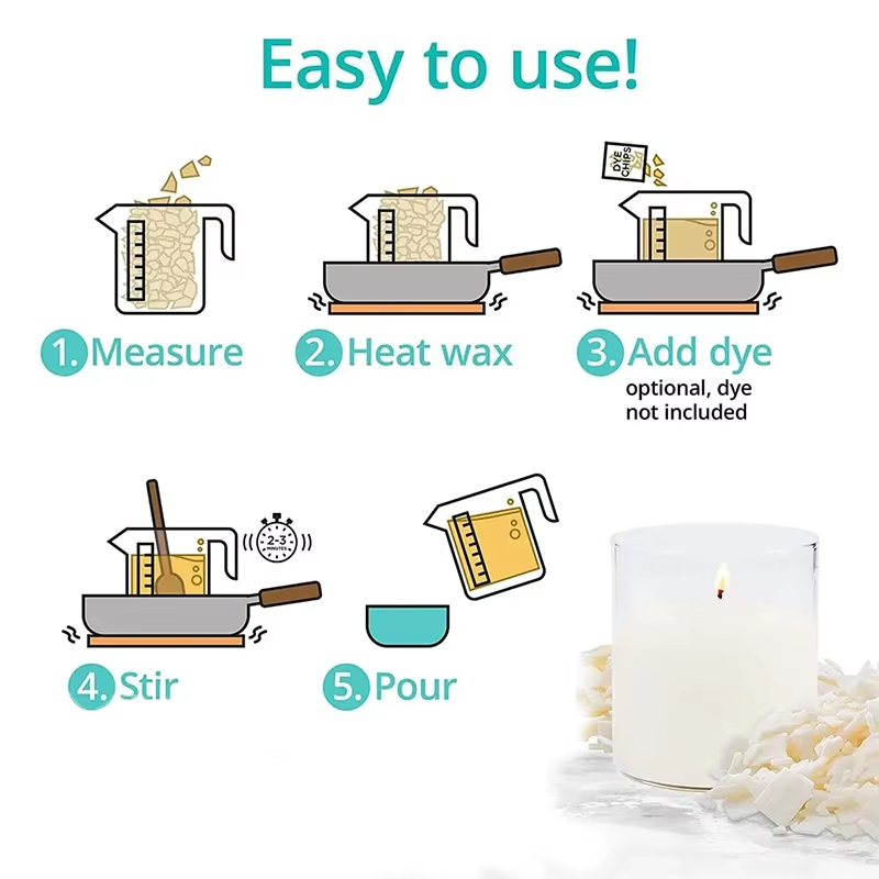 1 กก./500/250/100 กรัม ขี้ผึ้ง - Candle Making Los Angeles บทวิจารณ์และราคา