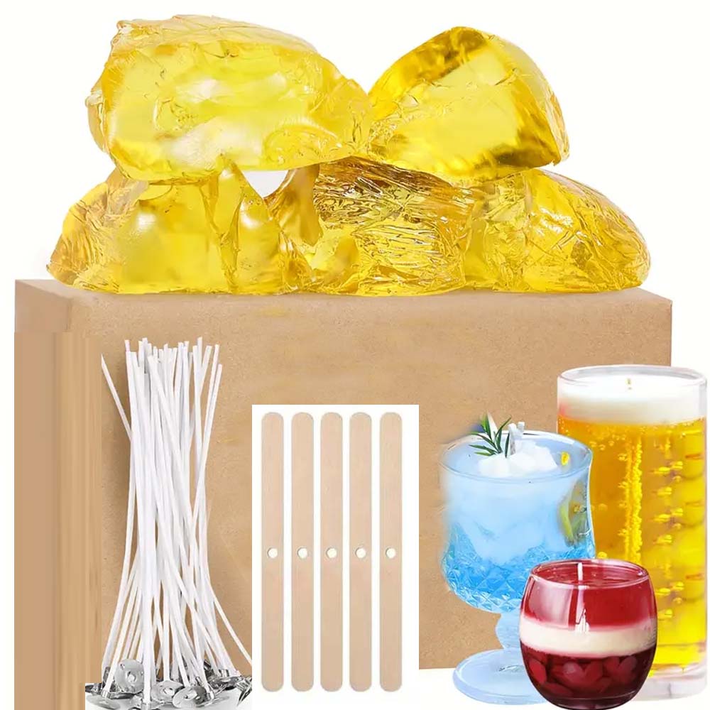 200g สีเหลืองเจลใส Jelly Wax ส - Candle Making Kit Wholesale บทวิจารณ์และราคา