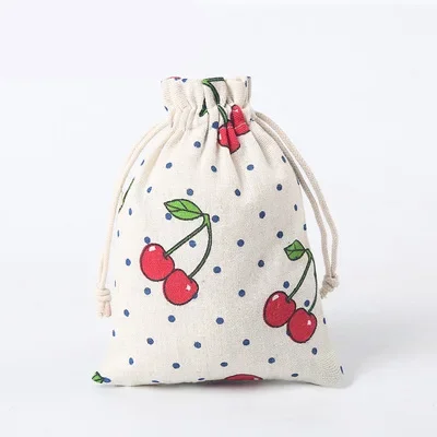 100 ชิ้น ถุงผ้าลายปัก ถุงผ้าฝ้ - Jute Bag Packaging บทวิจารณ์และราคา