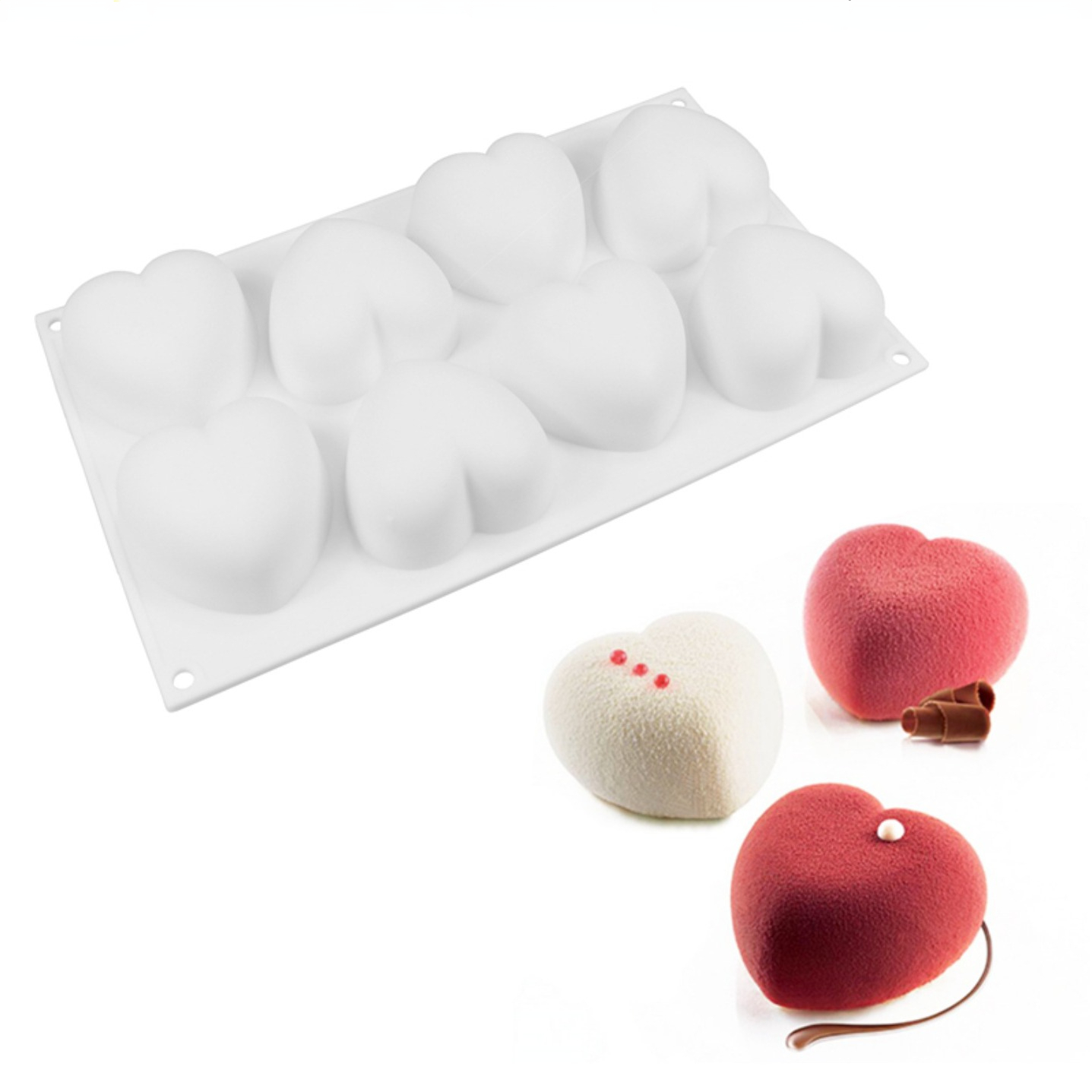 Love Heart ซิลิโคนสบู่แม่พิมพ์ - Candle Making Equipment บทวิจารณ์และราคา