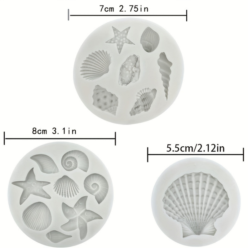 3 ชิ้น/เซ็ต ชุดแม่พิมพ์เปลือกห - Candle Making Kit Wholesale บทวิจารณ์และราคา