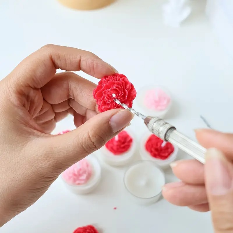 ชุดเครื่องมือเจาะเทียนพร้อมดอก - Candle Making Kit Wholesale บทวิจารณ์และราคา
