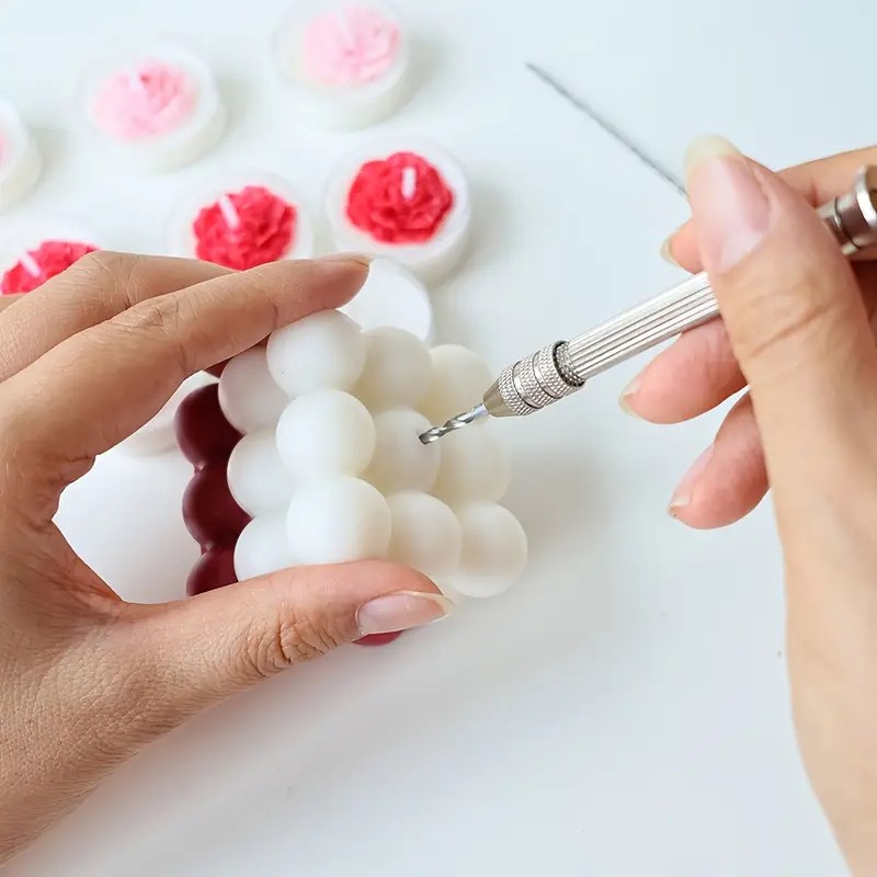ชุดเครื่องมือเจาะเทียนพร้อมดอก - Candle Making Kit Wholesale บทวิจารณ์และราคา