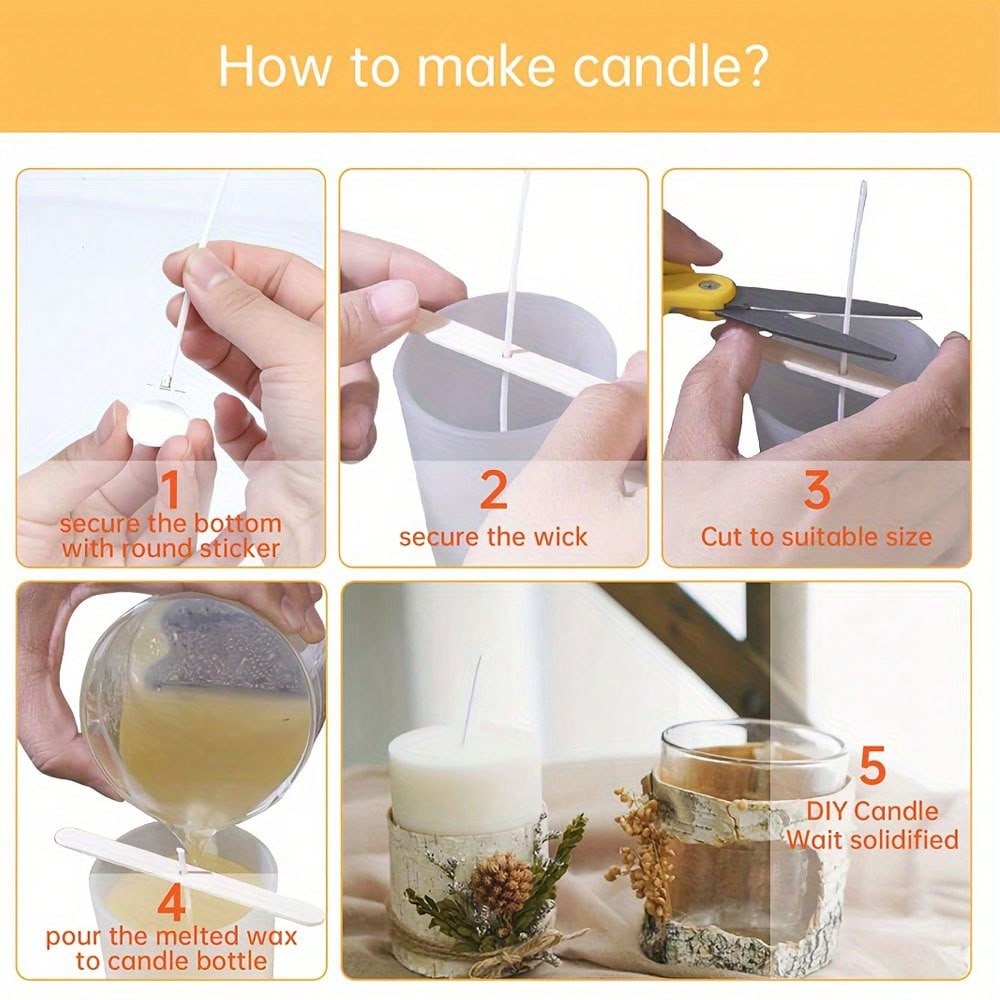 ชุดอุปกรณ์จัดตำแหน่งไส้เทียนไม - Candle Making Kit Wholesale บทวิจารณ์และราคา
