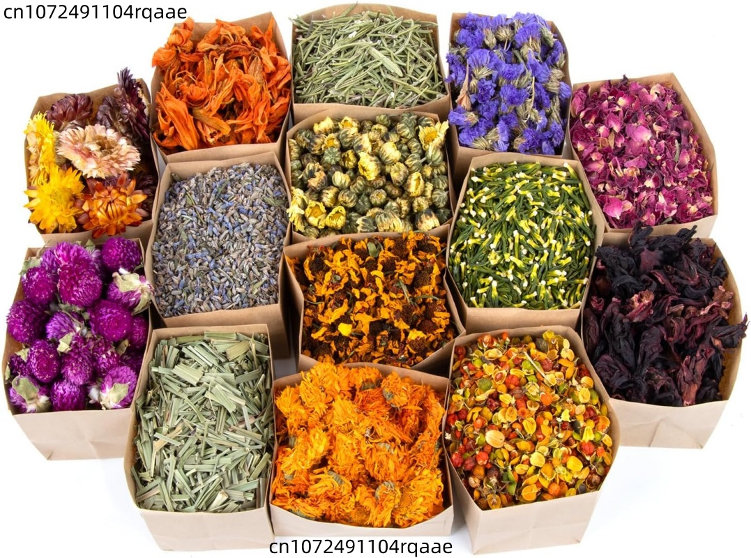 แพ็คดอกไม้แห้งธรรมชาติพรีเมียม - Candle Making Bath บทวิจารณ์และราคา