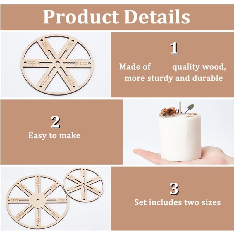ABUI-Wick Holders ชุดเครื่องมื - Candle Making Kit Wholesale บทวิจารณ์และราคา