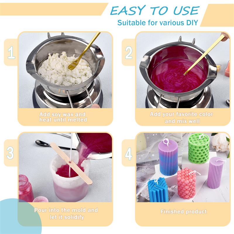100/500g/1kg ขี้ผึ้งถั่วเหลือง - Candle Making Los Angeles บทวิจารณ์และราคา