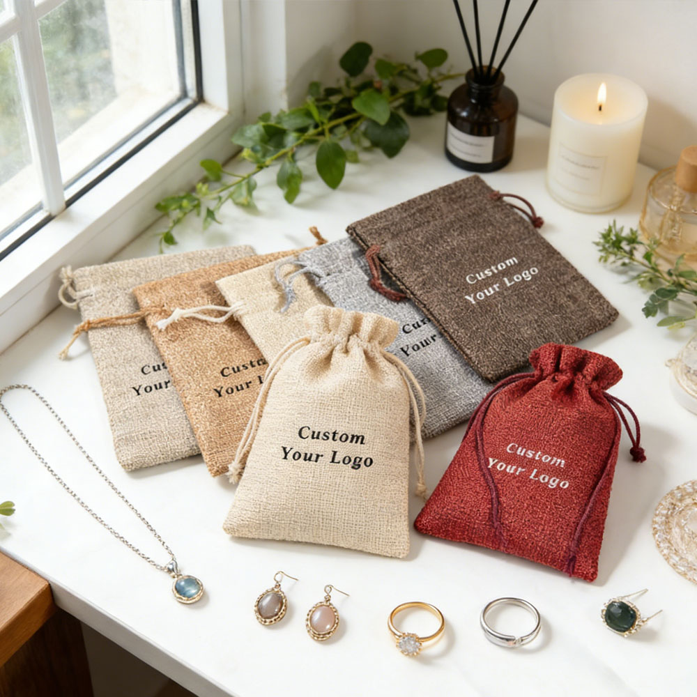 ถุงของขวัญผ้ากระสอบพิมพ์โลโก้ส - Jute Bag Packaging บทวิจารณ์และราคา